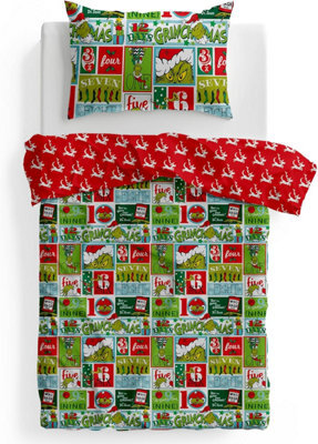 istyle mode Dr. Seus The Grinch Character Duvet Cover - Single (137Cm X 200Cm) - image 1