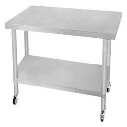 MonsterShop Catering Workbench Table - 90Cm X 76Cm X 86Cm - thumbnail 2