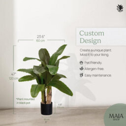 Artificial Plant Banana Tree, Maia Shop For Home And Office Decoration, 120Cm - thumbnail 6