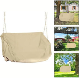 Egg-Shaped Hanging Chair Cover, Waterproof, Sturdy, Garden Swing Seat Protector With Zipper - thumbnail 4