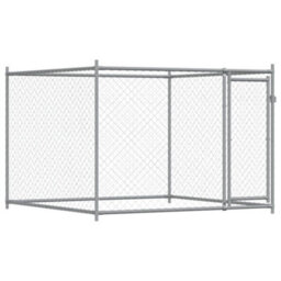 Walplus Grey Dog Cage With Doors 12X2X1.5 M Galvanised Steel Kennel Pen - thumbnail 7