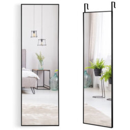 Costway Full-Length Over The Door Mirror Hanging Or Wall-Mounted Dressing Mirror - thumbnail 1
