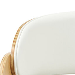 Beliani Desk Chair Palatka Faux Leather White - thumbnail 7