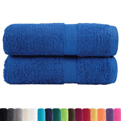 Berkfield Durable Premium Wash Towels Solund 2Pcs Blue 30X30Cm 600Gsm
