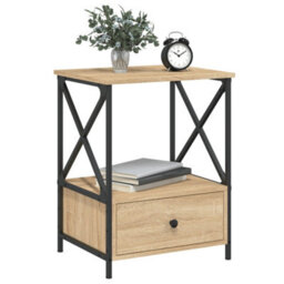 Berkfield Bedside Tables 2 Pcs Sonoma Oak 50X41X65 Cm Engineered Wood - thumbnail 3