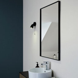 Luminosa Lighting Luminosa Porto Bathroom Single Spotlight, Matt Black, Glass, Ip44 - thumbnail 4