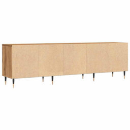 Berkfield Tv Cabinet Artisan Oak 150X30X44.5 Cm Engineered Wood - thumbnail 7
