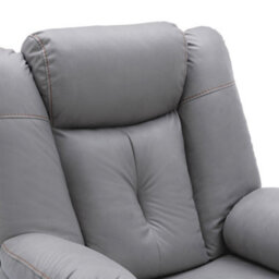 More4Homes Afton Fabric Recliner Rocking Swivel Gaming Cinema Lounge Sofa Chair (Grey) - thumbnail 5