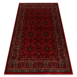 RugsX Wool Carpet Kashqai 4302 300 Flowers, Frame Claret   200X300 Cm