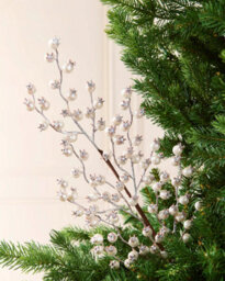 WeRChristmas 69 Cm White Berry Christmas Decoration Pick - thumbnail 2