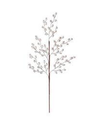 WeRChristmas 69 Cm White Berry Christmas Decoration Pick - thumbnail 1