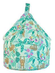 Bean Lazy Cotton Green Sloth Bean Bag Large Size - thumbnail 1