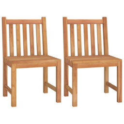 Berkfield 3 Piece Garden Dining Set Solid Wood Teak - thumbnail 4