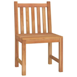 Berkfield 3 Piece Garden Dining Set Solid Wood Teak - thumbnail 5