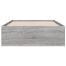 Berkfield Bed Frame With Drawers Without Mattress Grey Sonoma 90X200 Cm - thumbnail 6