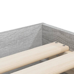 Berkfield Bed Frame With Drawers Without Mattress Grey Sonoma 90X200 Cm - thumbnail 9