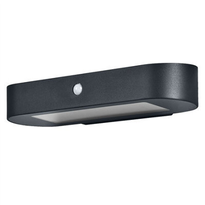 Osram Endura Style Oval Outdoor Solar Wall Led Light Sensor 6W 550Lm Ip44 - image 1