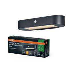 Osram Endura Style Oval Outdoor Solar Wall Led Light Sensor 6W 550Lm Ip44 - thumbnail 3