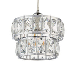 Pagazzi Lighting Pagazzi Darla Clear Ceiling Pendant Shade - thumbnail 4