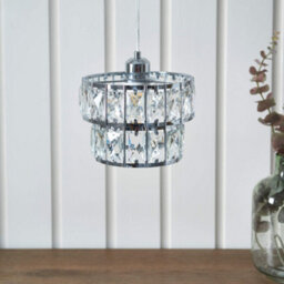 Pagazzi Lighting Pagazzi Darla Clear Ceiling Pendant Shade - thumbnail 2