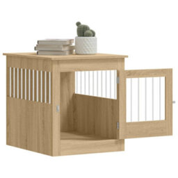 Walplus Sonoma Oak Dog Crate Furniture 64.5X80X71 Cm Engineered Wood - thumbnail 5