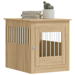 Walplus Sonoma Oak Dog Crate Furniture 64.5X80X71 Cm Engineered Wood - thumbnail 4