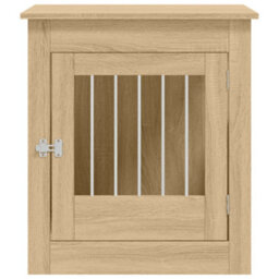 Walplus Sonoma Oak Dog Crate Furniture 64.5X80X71 Cm Engineered Wood - thumbnail 7