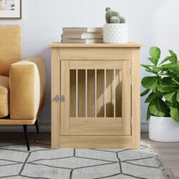 Walplus Sonoma Oak Dog Crate Furniture 64.5X80X71 Cm Engineered Wood - thumbnail 3