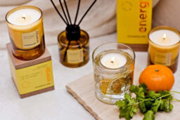 Stoneglow Candles Elements Energy Botanical Tumbler Candle - Bitter Orange & Coriander - thumbnail 2