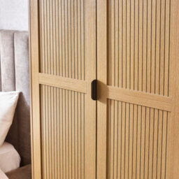 Oakham Premium Aria 2 Door Wardrobe In Beige - thumbnail 8