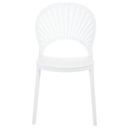 Beliani Set Of 4 Garden Chairs Ostia White - thumbnail 6