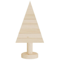 Berkfield Wooden Christmas Trees For Decoration 2 Pcs 30 Cm Solid Wood Pine - thumbnail 4