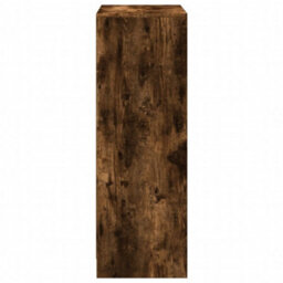Berkfield Sideboard With Led Smoked Oak 72X34X100 Cm Engineered Wood - thumbnail 8