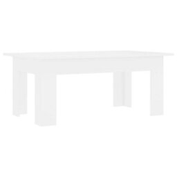 Walplus Coffee Table White 100X60X42 Cm Engineered Wood - thumbnail 2