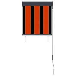 Berkfield Harmful Outdoor Roller Blind 60X250 Cm Orange And Brown - thumbnail 4