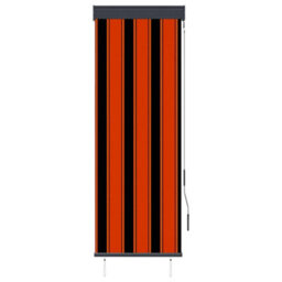 Berkfield Harmful Outdoor Roller Blind 60X250 Cm Orange And Brown