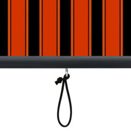 Berkfield Harmful Outdoor Roller Blind 60X250 Cm Orange And Brown - thumbnail 8