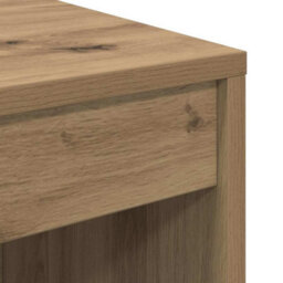 Berkfield Writing Desk Artisan Oak Engineered Wood 100 X 40 X 76 Cm - thumbnail 7