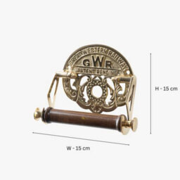 Gwr Toilet Roll Holder Wall Mounted Victorian Style Toilet Paper Holder For Bathroom - thumbnail 4
