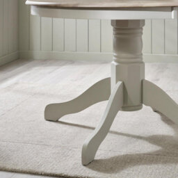 Furniturebox Uk Bude Grey Round Wooden Dining Table & 4 Millford Chairs - thumbnail 5