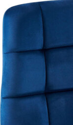 Kosy Koala Modern Grey Glass Dining Table Set With 4 Blue Velvet Chairs Dining Room Furniture - thumbnail 8