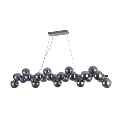 Luminosa Lighting Luminosa Dallas Ceiling Pendant Lamp Chrome, 25 Light, G9 - image 1
