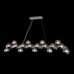 Luminosa Lighting Luminosa Dallas Ceiling Pendant Lamp Chrome, 25 Light, G9 - thumbnail 4