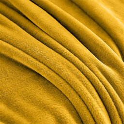 Bedlooms Ochre Blanket, Reversible & Lightweight Couch & Bed Throw Blanket, Single 130X150Cm - thumbnail 2