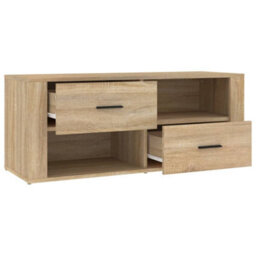 Berkfield Tv Cabinet Sonoma Oak 100X35X40 Cm Engineered Wood - thumbnail 7
