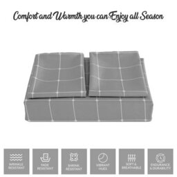 Pamposh Lazzaro King Size Duvet Cover Sets Premium Microfiber King Size Duvet Cover Sets 3Pcs Ultrasoft Hypoallergenic With Zipper Closure - thumbnail 9