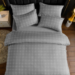 Pamposh Lazzaro King Size Duvet Cover Sets Premium Microfiber King Size Duvet Cover Sets 3Pcs Ultrasoft Hypoallergenic With Zipper Closure - thumbnail 4