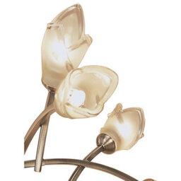 Luminosa Lighting Luminosa Pietra Pendant 3 Arm 6 Light G9, Antique Brass - thumbnail 5