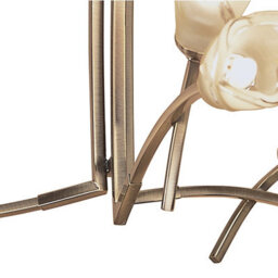 Luminosa Lighting Luminosa Pietra Pendant 3 Arm 6 Light G9, Antique Brass - thumbnail 4
