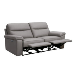 Aspire Marlowe Real Leather Power Recliner 3 + 2 Sofa Set With Usb Charging, Slate - thumbnail 3